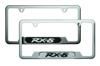 2008 RX-8 License Plate Frame - Pearl Black Aluminum | 0000-8M-K07A