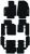 2011 CX-9 Floor Mats, Carpet -Black - Rear Set | 00008BN05B