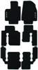 2014 CX-9 Floor Mats, Carpet -Black - Rear Set | 00008BN05B