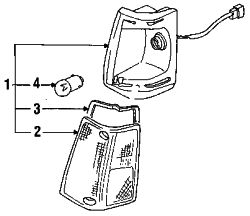 Mazda B2600  Lens gasket | Mazda OEM Part Number UB39-51-094