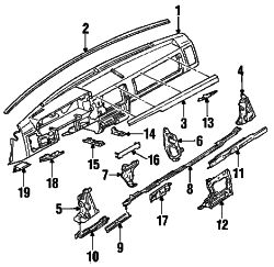 Mazda B2600  Frame | Mazda OEM Part Number UB39-60-510