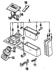 Mazda B2200  Shift plate | Mazda OEM Part Number UB42-64-419-09