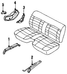 Mazda B2200  Lever | Mazda OEM Part Number H001-88-075-43