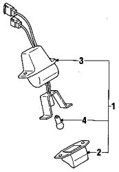 Mazda B2200  Bulb | Mazda OEM Part Number 9970-03-061