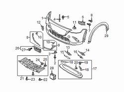 Mazda CX-3  License bracket | Mazda OEM Part Number DB4G-50-170B