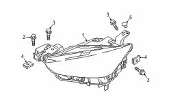 Mazda CX-3 Right Headlamp U-nut | Mazda OEM Part Number FB01-50-133C