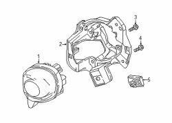 Mazda CX-3 Front Right Fog Light | Mazda OEM Part Number B63B-51-680A