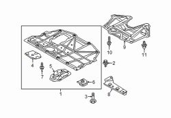 Mazda CX-3  Underbody shield | Mazda OEM Part Number D09H-56-110B