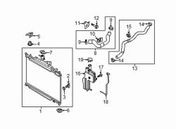 Mazda CX-3  Radiator assy | Mazda OEM Part Number PEHN-15-200