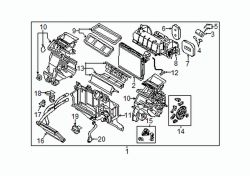 Mazda CX-3  HVAC Unit Case Assembly | Mazda OEM Part Number DD2J-61-130C
