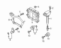 Mazda CX-3  Camshaft sensor o-ring | Mazda OEM Part Number PE02-18-T41