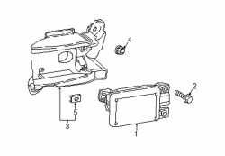 Mazda CX-3 Left Blind Spot Detection System Warning Sensor Bracket | Mazda OEM Part Number DB2S-67-Z4X