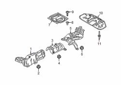 Mazda CX-3  Muffler shield rivet | Mazda OEM Part Number B25D-56-398