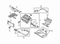 Mazda CX-3  Heat shield bracket | Mazda OEM Part Number PEKN-13-960