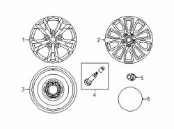 Mazda CX-3  Wheel, alloy | Mazda OEM Part Number 9965-F3-6560