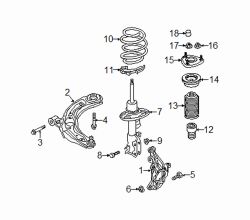 Mazda CX-3 Right Bearing | Mazda OEM Part Number KR27-34-38X