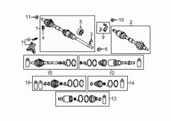 Mazda CX-3 Front Outer CV Joint Boot Kit | Mazda OEM Part Number FTC6-22-530