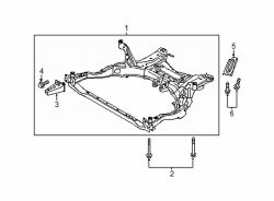 Mazda CX-3 Right Engine cradle front bracket | Mazda OEM Part Number D1Y0-34-88X