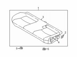 Mazda CX-3  Cushion assy | Mazda OEM Part Number D11B-57-200B-39