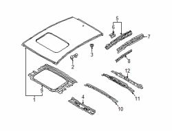 Mazda CX-3 Right Roof rail | Mazda OEM Part Number D10E-70-252