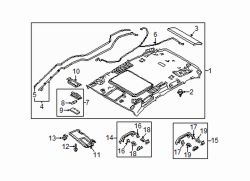 Mazda CX-3 Right Grip handle clip | Mazda OEM Part Number GAL1-68-AD2