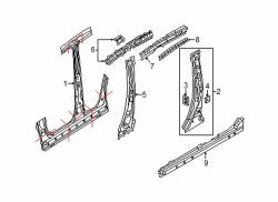 Mazda CX-3 Left Sill reinf | Mazda OEM Part Number DB4F-71-27Y