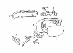 Mazda CX-3 Left Mirror cover | Mazda OEM Part Number KR22-69-1N7-27