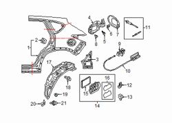 Mazda CX-3 Left Deflector | Mazda OEM Part Number DB3S-56-9Z2