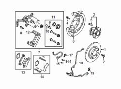 Mazda CX-3 Left Hub & bearing mount bolt | Mazda OEM Part Number 9YA0-21-24D