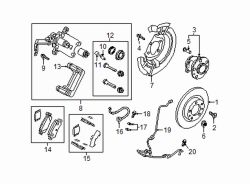 Mazda CX-3 Left Hub & bearing | Mazda OEM Part Number D10H-26-15X