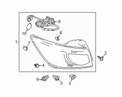 Mazda CX-3 Outer Tail Light Assembly Spacer | Mazda OEM Part Number KD53-51-159