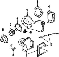 Mazda B2300  Blower motor | Mazda OEM Part Number ZZL1-61-B10A