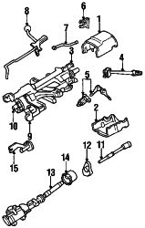 Mazda B3000  Upper cover | Mazda OEM Part Number ZZM1-60-220