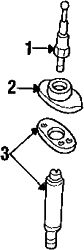 Mazda B3000  Antenna mast | Mazda OEM Part Number ZZL1-66-941