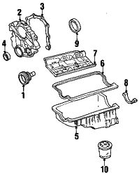 Mazda B4000  Oil filter | Mazda OEM Part Number ZZL0-14-302