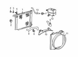 Mazda B2300  Radiator | Mazda OEM Part Number 1F83-15-200
