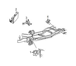 Mazda B4000  Control module bracket | Mazda OEM Part Number 1FAA-43-7B2