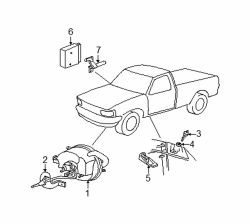 Mazda B3000  Cable assy | Mazda OEM Part Number 1F61-66-311