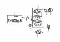 Mazda B4000  Air cleaner assy bracket | Mazda OEM Part Number ZZP0-13-310