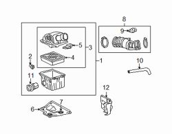 Mazda B4000  Air cleaner assy | Mazda OEM Part Number 1F82-13-320