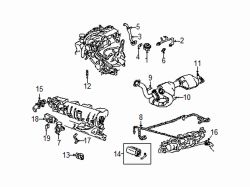 Mazda B4000  EGR tube gasket | Mazda OEM Part Number AJ03-20-305