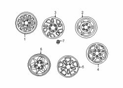 Mazda B4000  Wheel nut | Mazda OEM Part Number ZZL1-37-161B