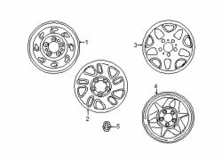 Mazda B4000  Wheel, alloy | Mazda OEM Part Number 1FAA-37-600
