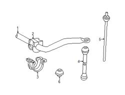 Mazda B4000 Right Stabilizer bar insulator | Mazda OEM Part Number 1F60-34-156