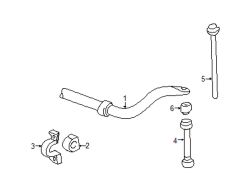 Mazda B4000 Left Stabilizer bar insulator | Mazda OEM Part Number 1F61-34-156