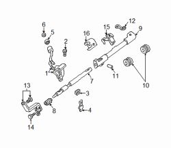 Mazda B4000  Gearshift lever clip | Mazda OEM Part Number 1F90-41-190