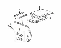 Mazda B4000 Right Inner rail | Mazda OEM Part Number ZZP1-70-050