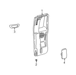 Mazda B4000 Left Door trim panel fastener | Mazda OEM Part Number 9XB0-79-4301