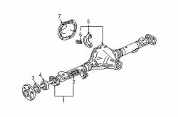 Mazda B4000  Rear cover | Mazda OEM Part Number ZZM1-26-012