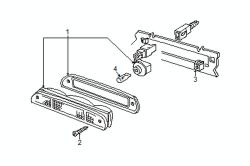 Mazda B4000  High mount lamp | Mazda OEM Part Number 1F02-51-580